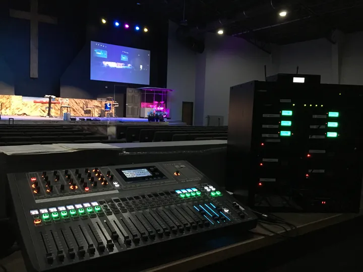 River of Life Ministries — audio visual work by Pro Sound & Lights